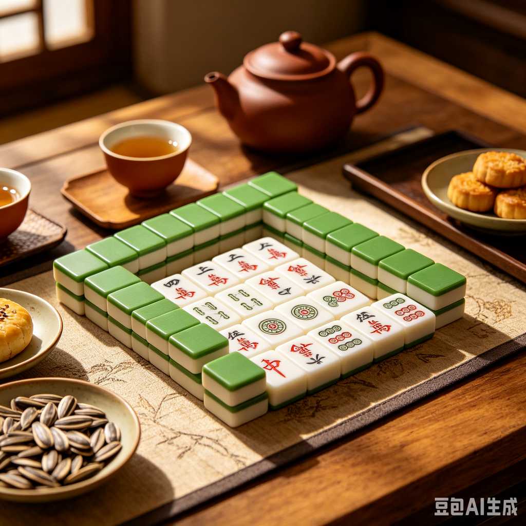 engraved mahjong tiles